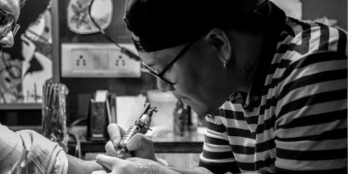 Wet Tattoo Healing